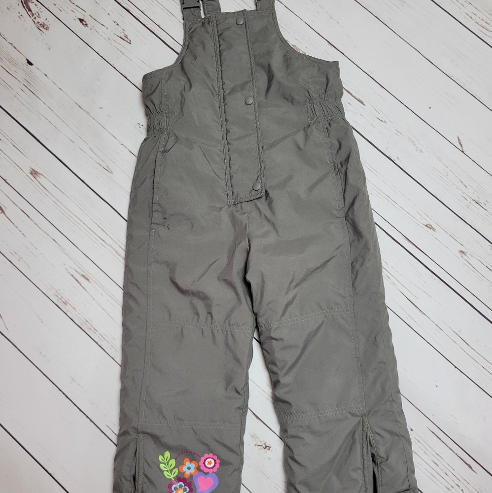 Hanna Andersson kids snow bib overalls size 120